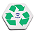 Recycle Symbol Stress Reliever 4