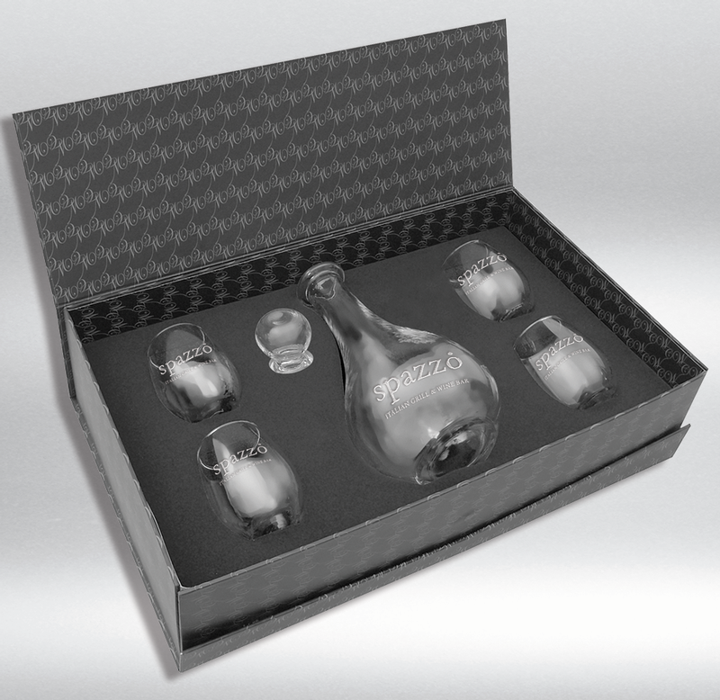 Carafe Gift Set - Deep Etched 5