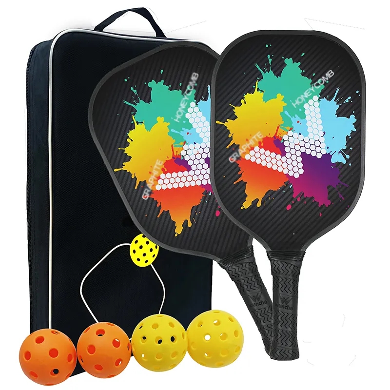 Carbon fiber Pickleball racket set 2