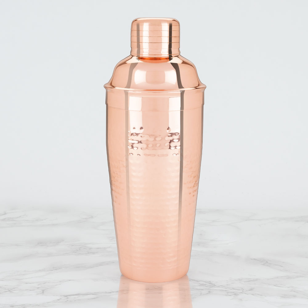 Twine Living® Hammered Copper Cocktail Shaker 3