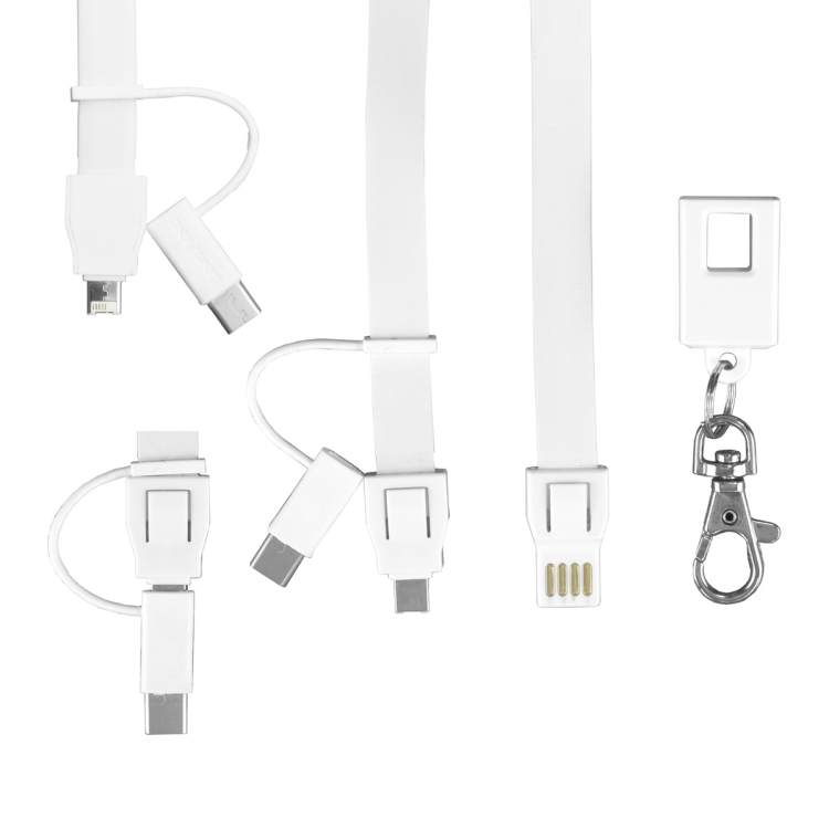 "LAYTON" 5-in-1 Lanyard Cell Phone Charging Cable 3