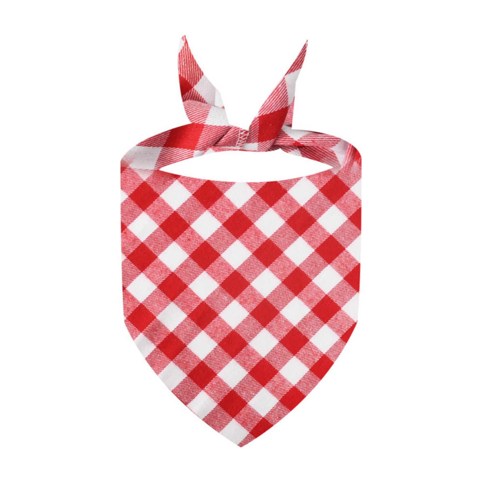 Durable Plaid Dog Scarf 23