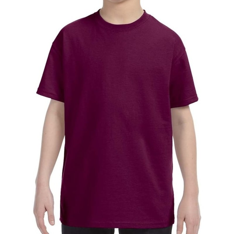 Custom Embroidered Youth Basic Cotton T-Shirts 35
