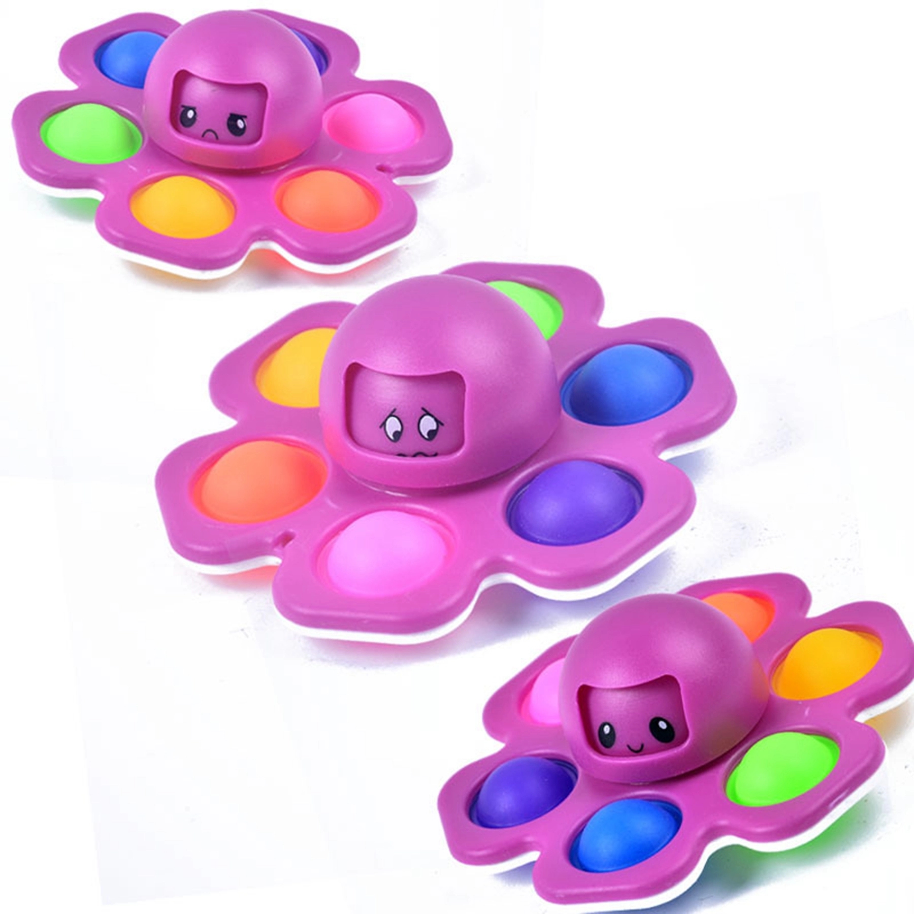 Fidget Spinner Face Changing Octopus Pop Toy 14