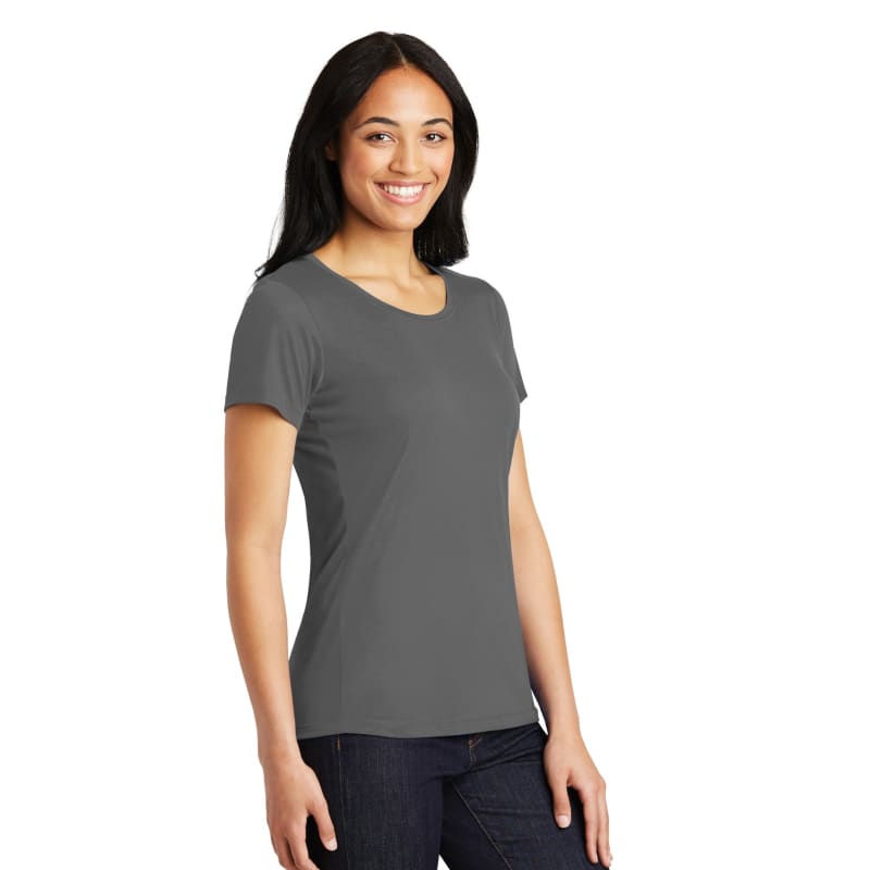 Sport-Tek Women's PosiCharge Competitor Cotton Touch Scoop Neck Tee. 21