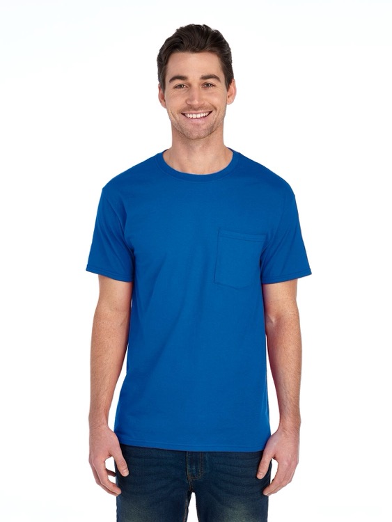 FRUIT OF THE LOOM HD Cotton™ Unisex Pocket T-Shirt 12