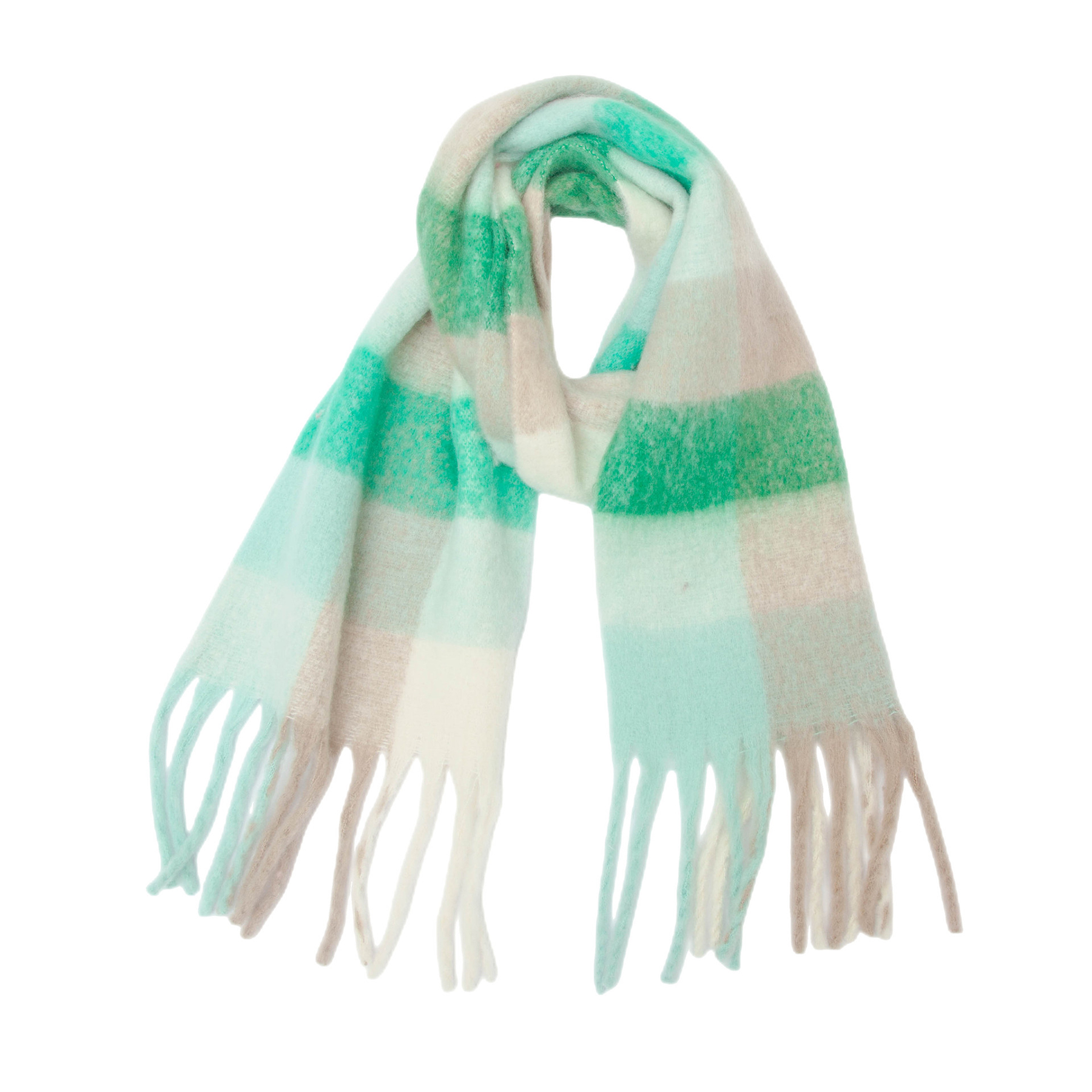 Big Coloured Checked Winter Warm Wrap Scarf 6