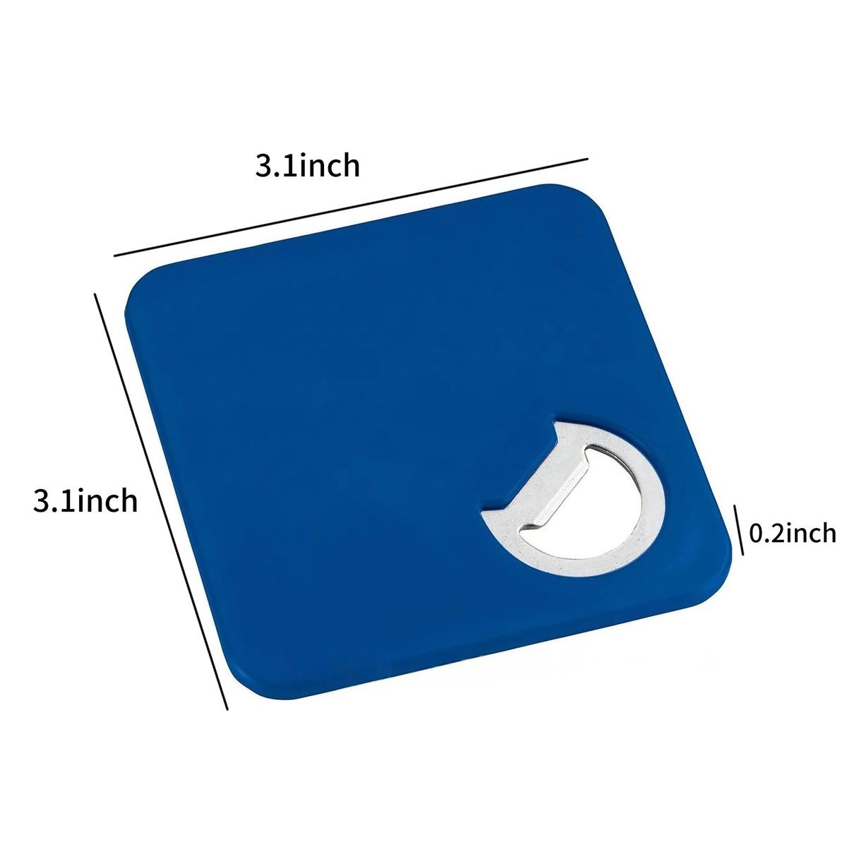 Compact Drink Coaster and Opener Combo 2