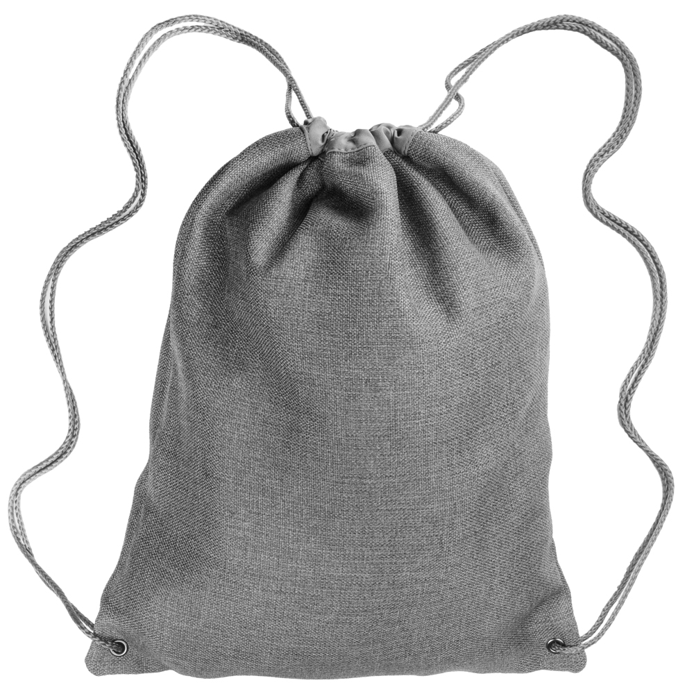 Linen Like Drawstring Backpack 4