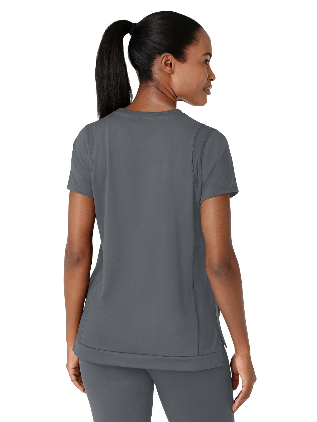 Wink - Renew Knit - Women's Two-Pocket Flex-n-Reach Crew Neck Top 34