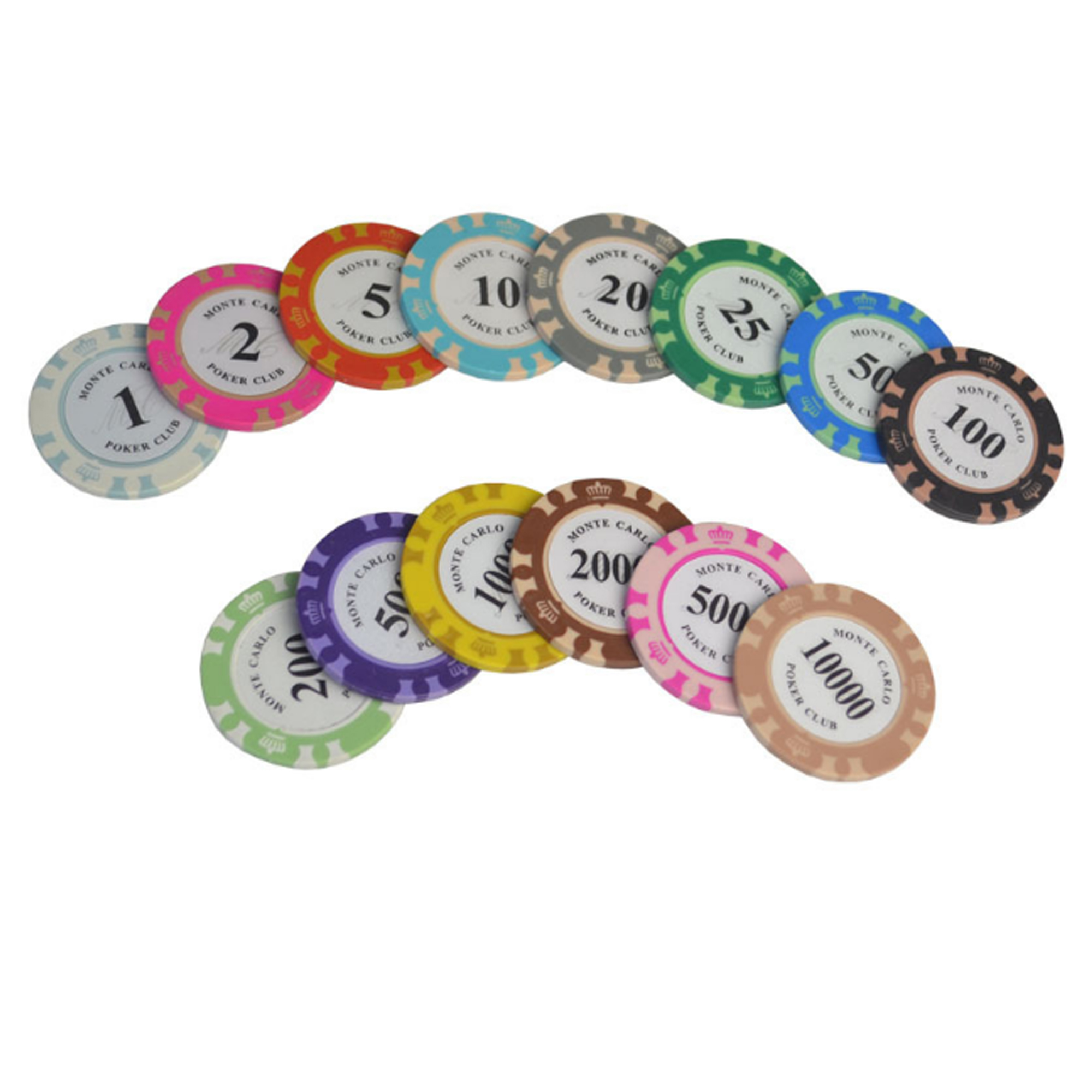 Colorful 14 Colors Clay Poker Chip 1