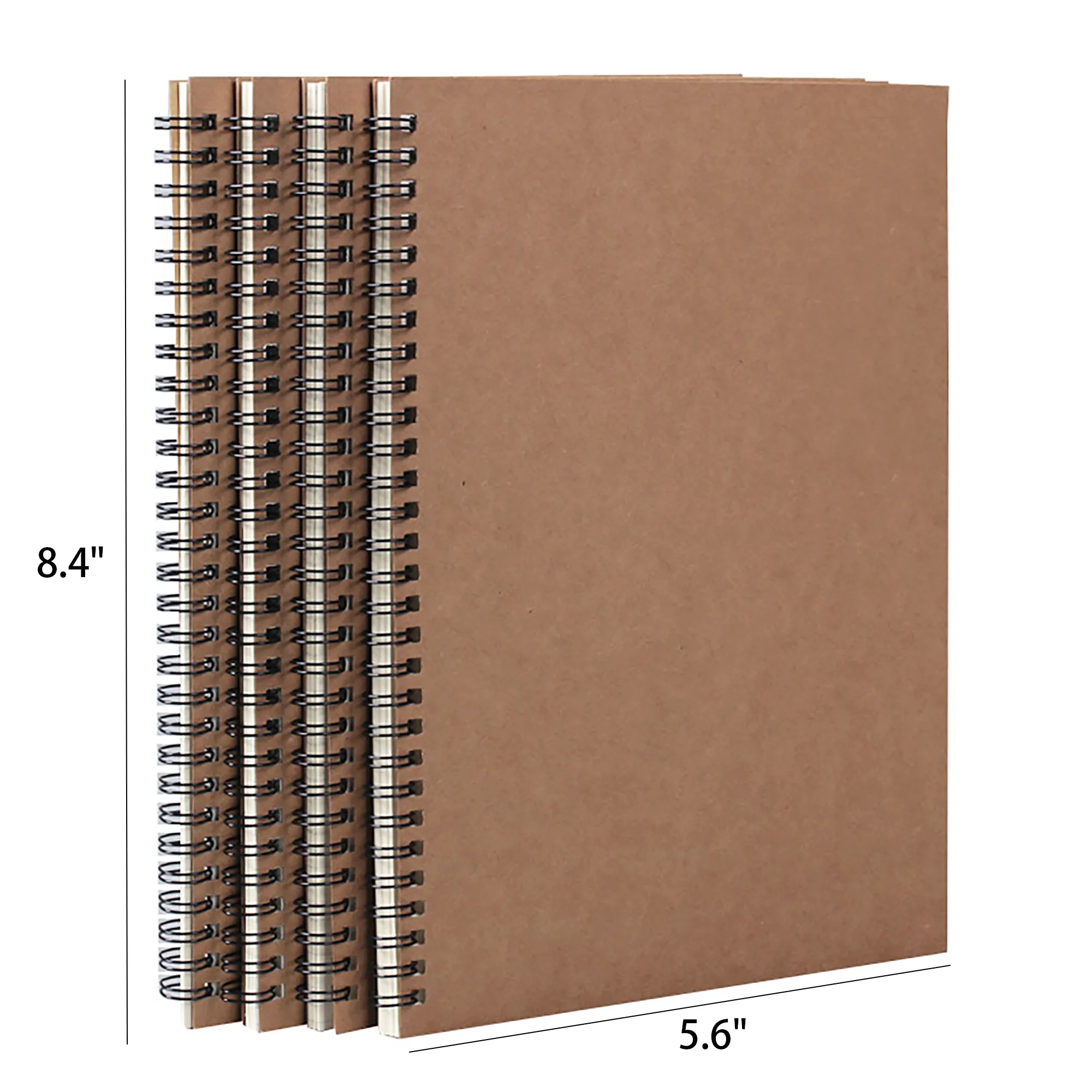 A5 Business Office Kraft Cover Spiral Notebook 2