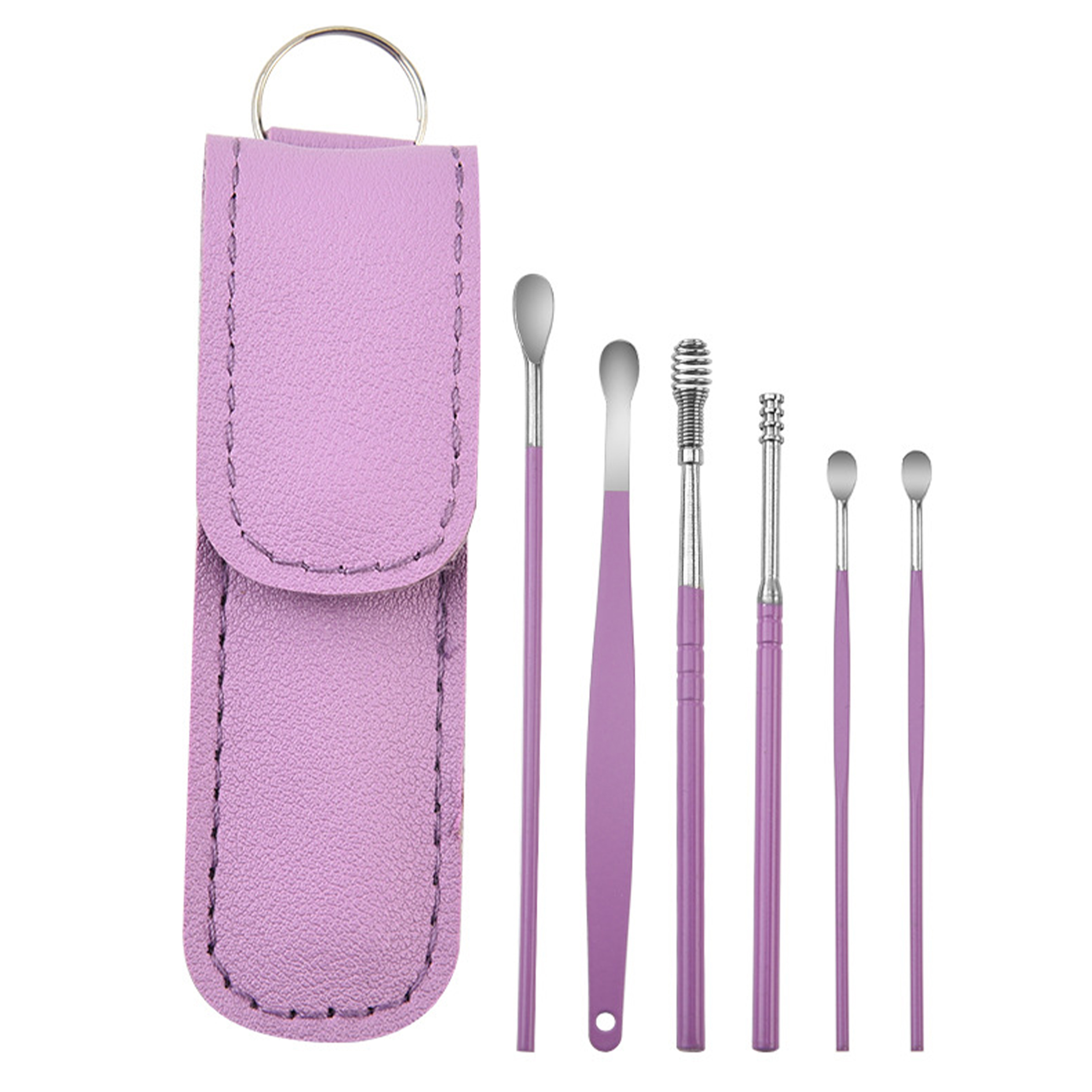 Stainless Steel Portable Ear Cleaning Tool Set 8