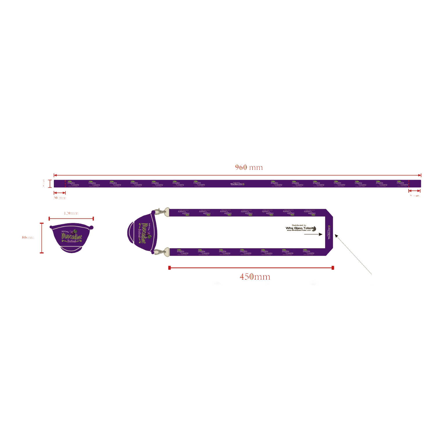 Fashionable Neoprene Sleeve with Adjustable Neck Strap 2