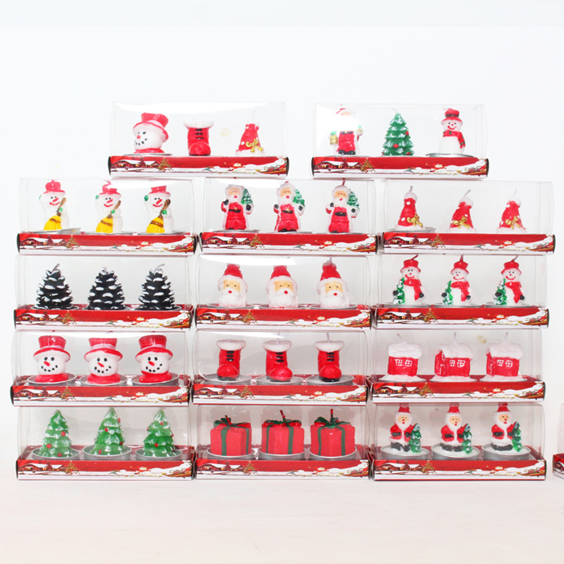 Christmas Decoration Wax Candles 2