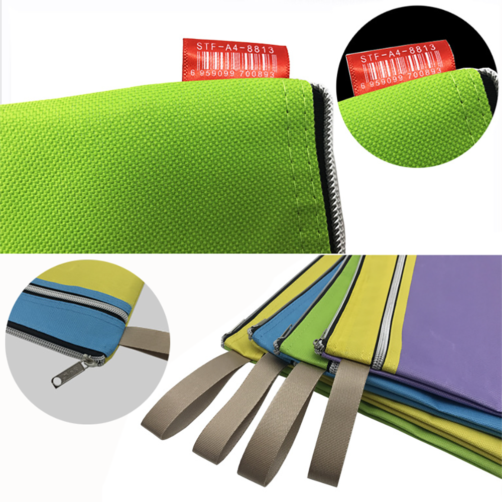 A4 Zipper File Bag Pouch with Handle 5