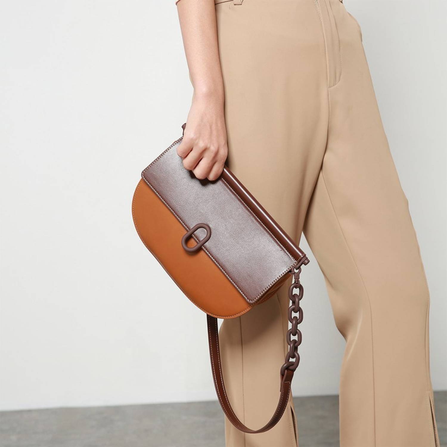 Saddle Shoulder Crossbody Tote Bag 5