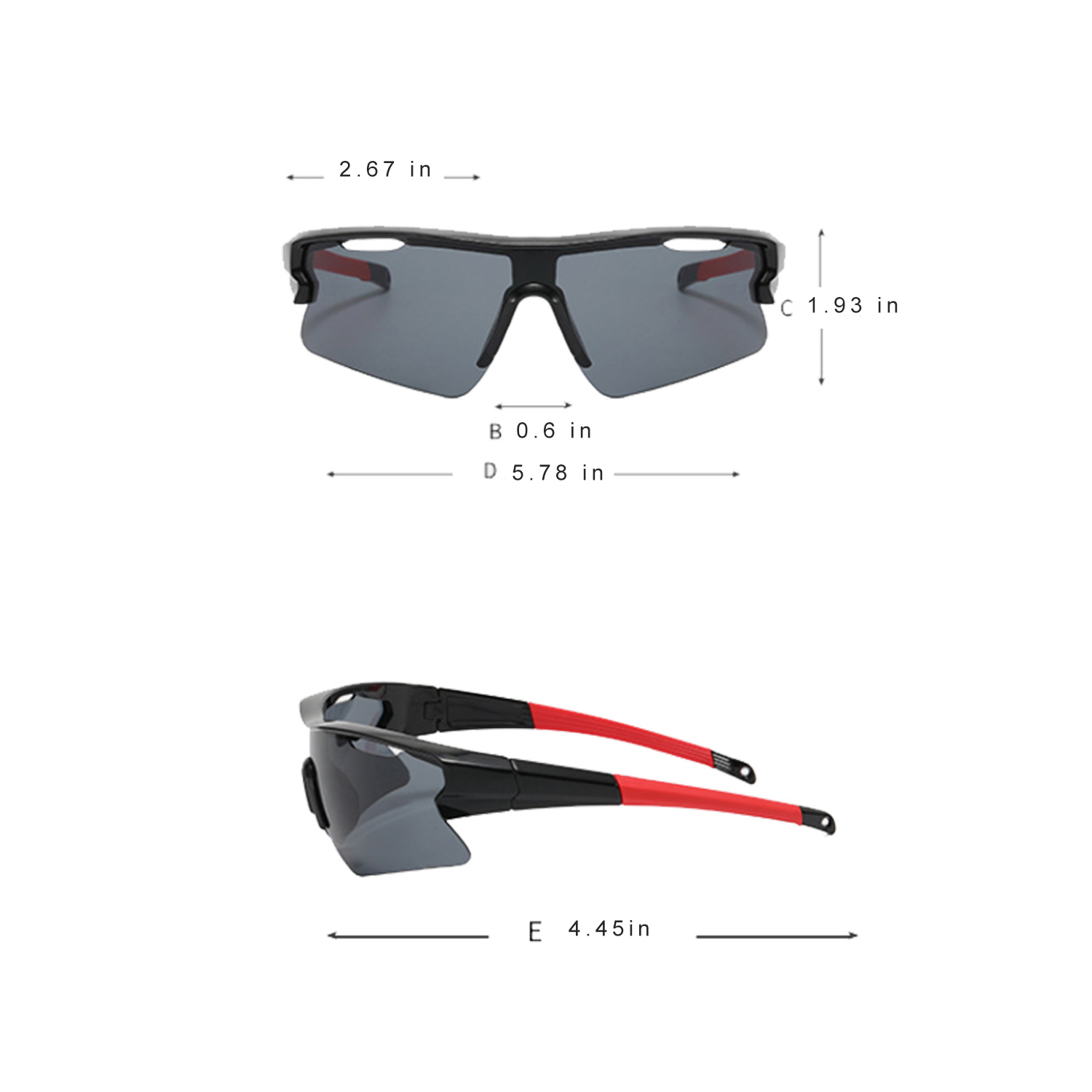 Outdoor cycling windproof sports sunglasses 3