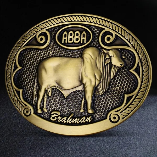 Custom Belt Buckles (3"x4" Oval)