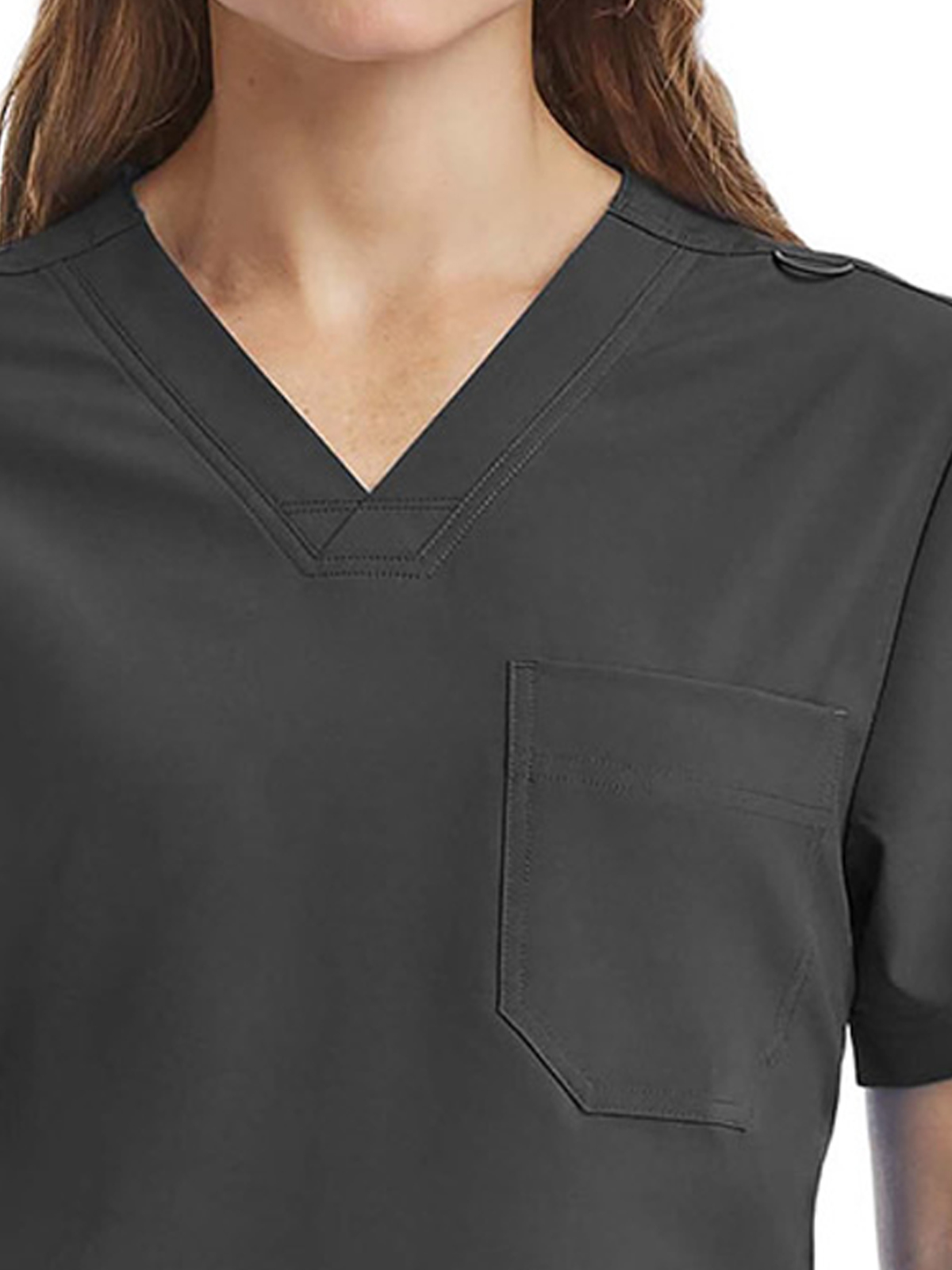 ScrubJoy Fit-4-All - Unisex Three-Pocket V-Neck Top 8