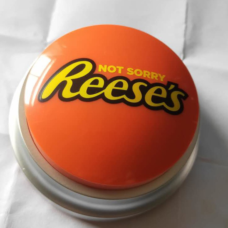 Custom Silver Edge Easy Recordable Sound Button 4