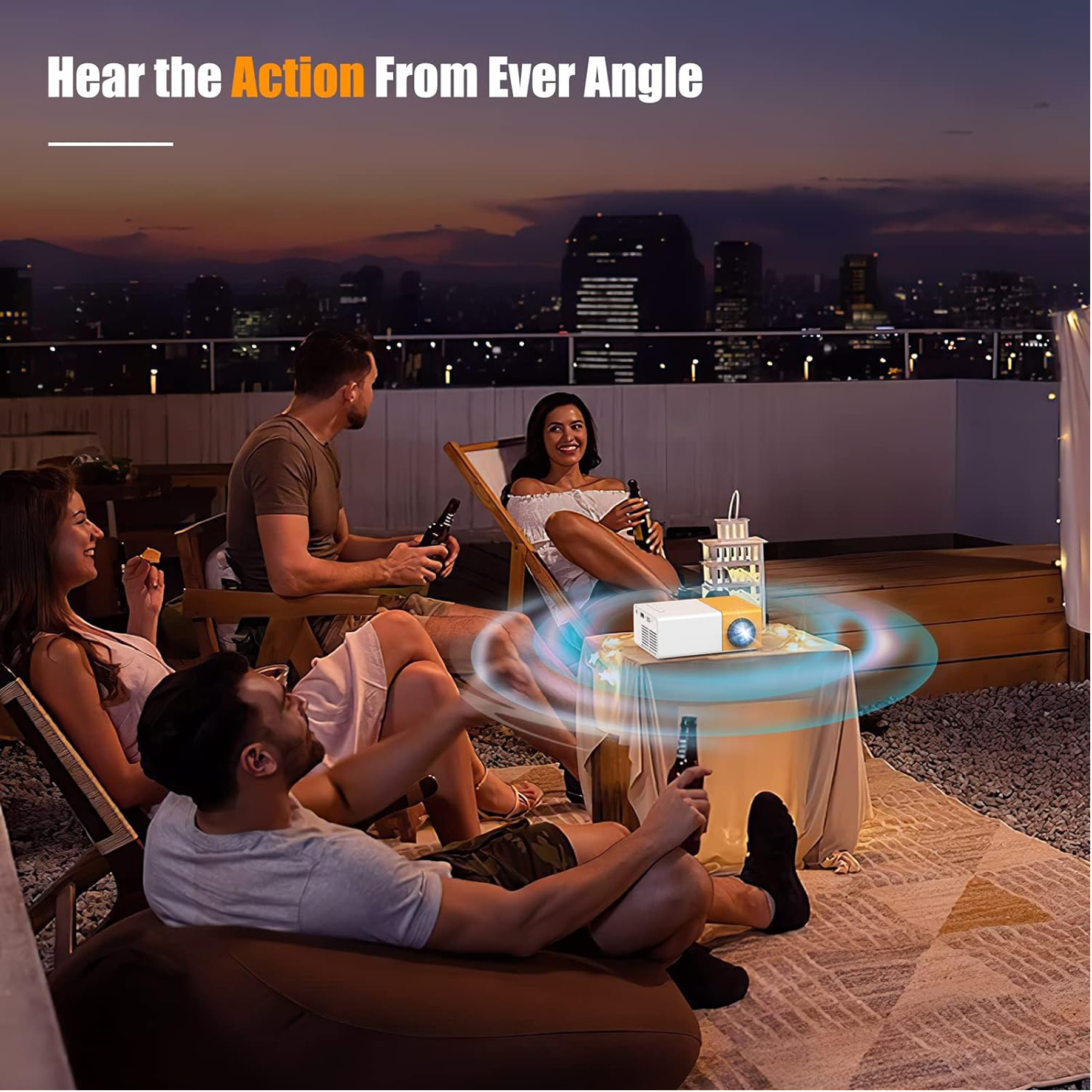 Portable Mini Home Theater Projector 4