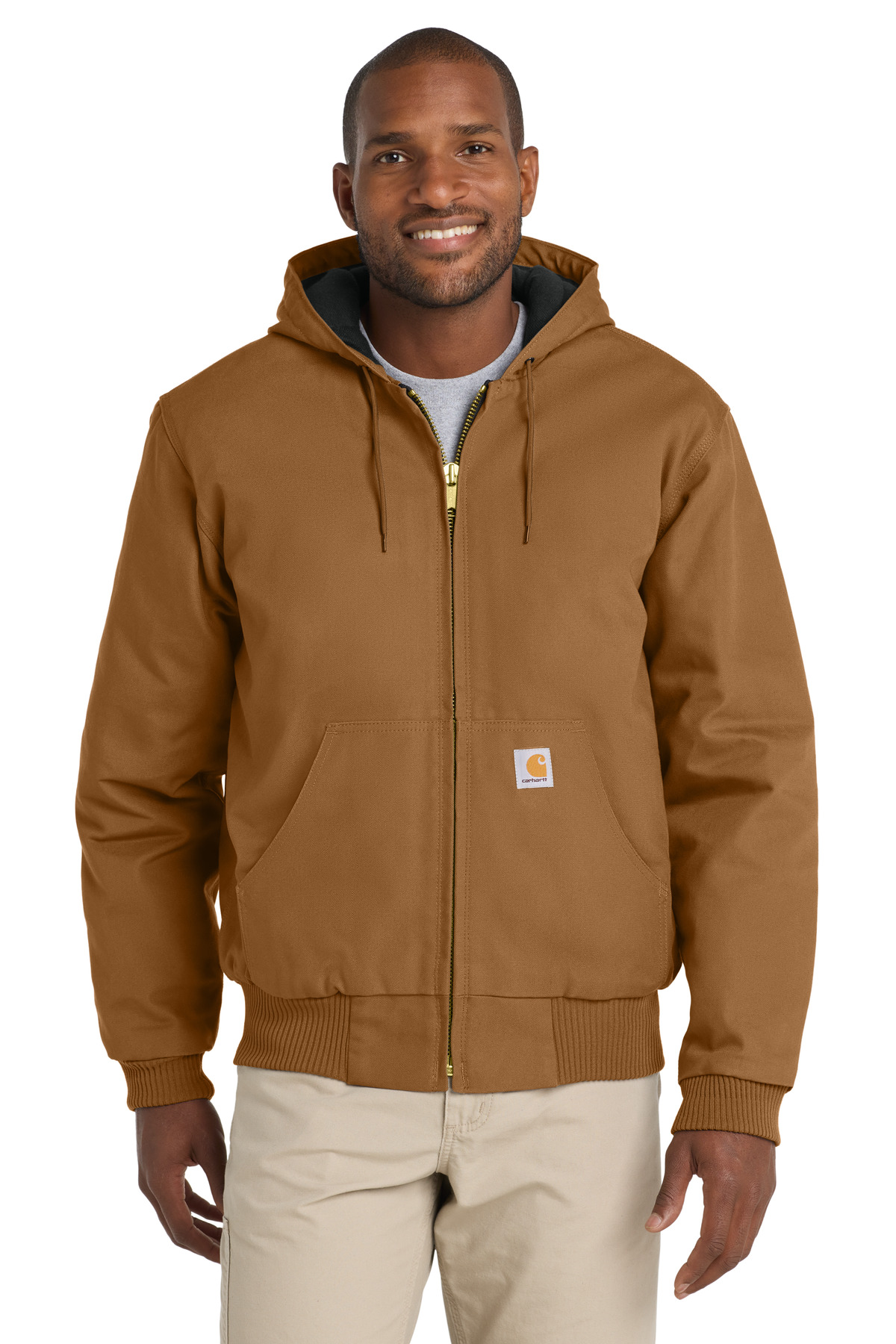 Carhartt Tall Quilted-Flannel-Lined Duck Active Jac. CTT106677 13