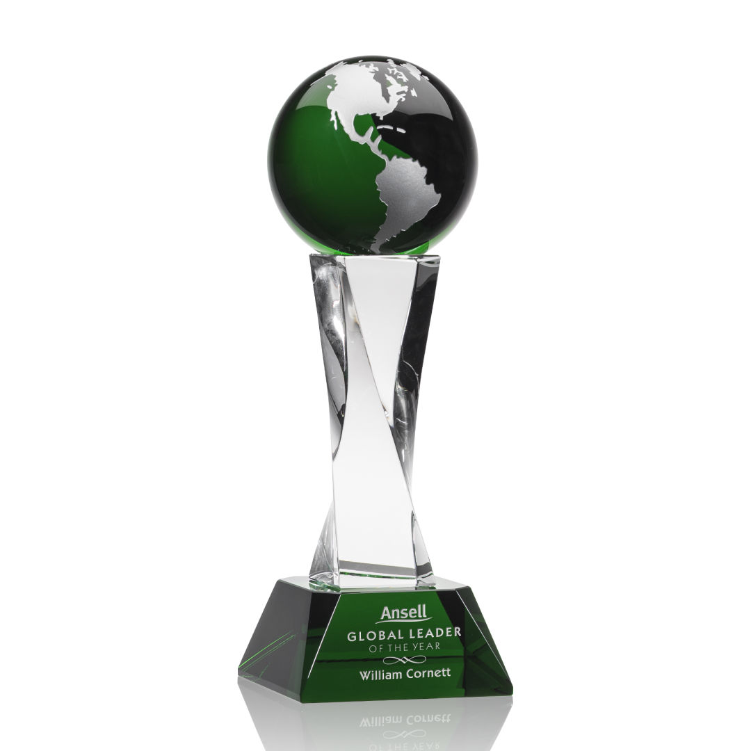 Langport Globe Award - Green 6