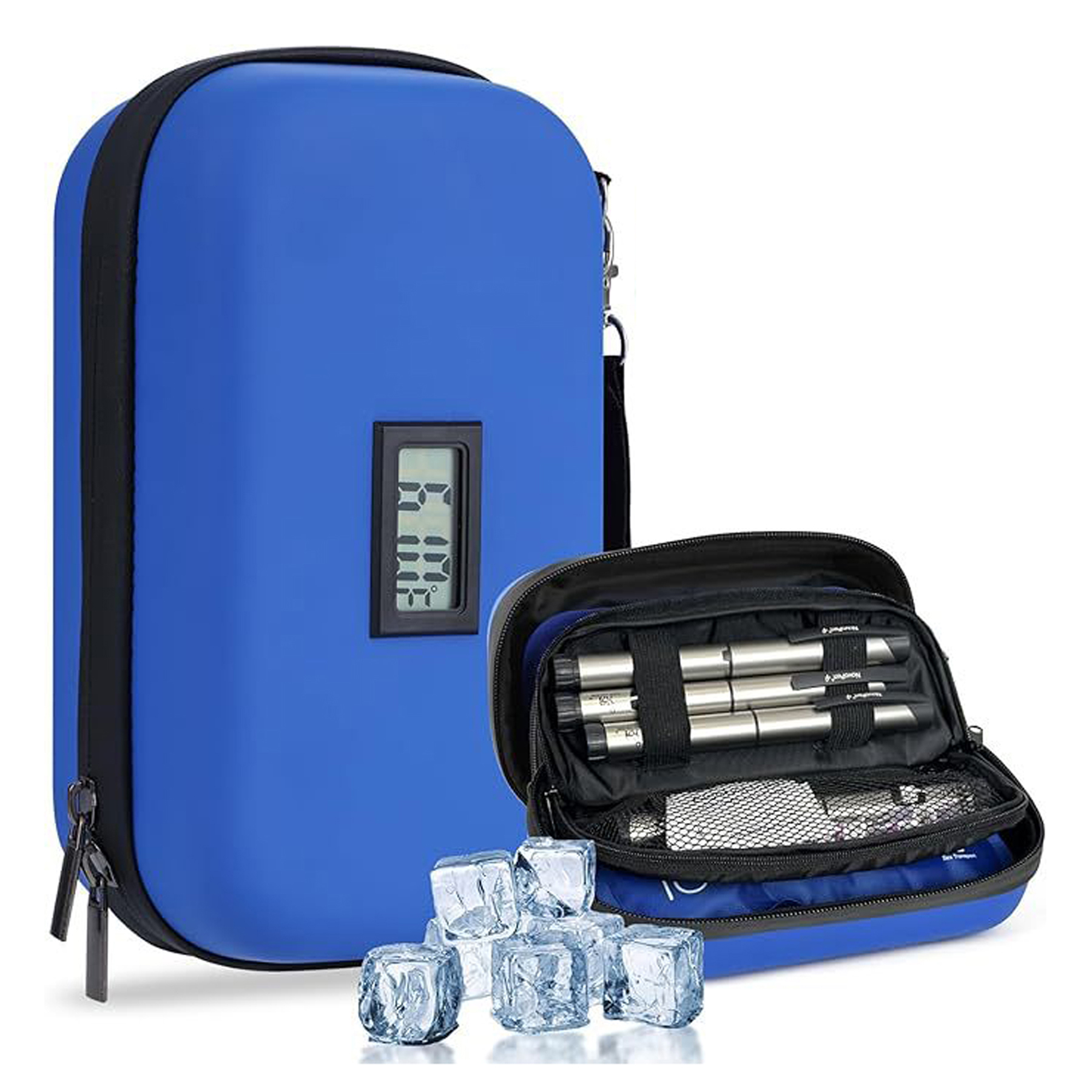 Travel Medication Cooler with Built-in Thermometer 1