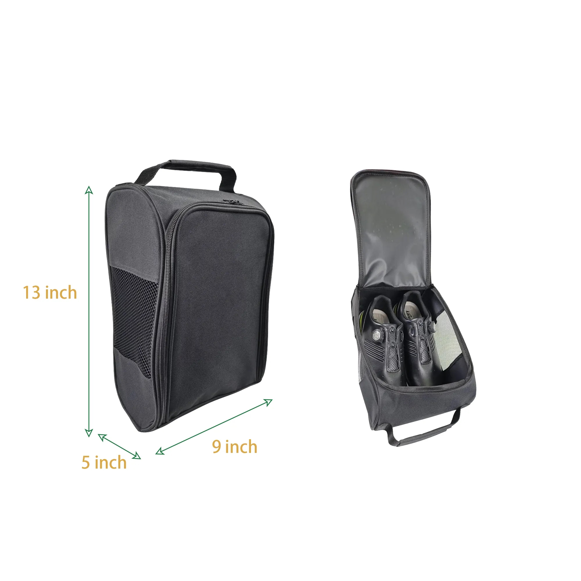 Durable Golf Sports Zipped Shoes Bag 3
