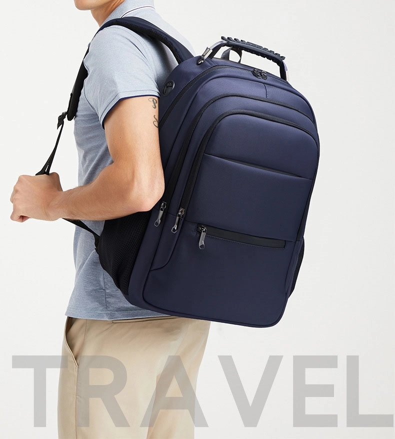 Customized Business Travel Backpacks With USB Port 4