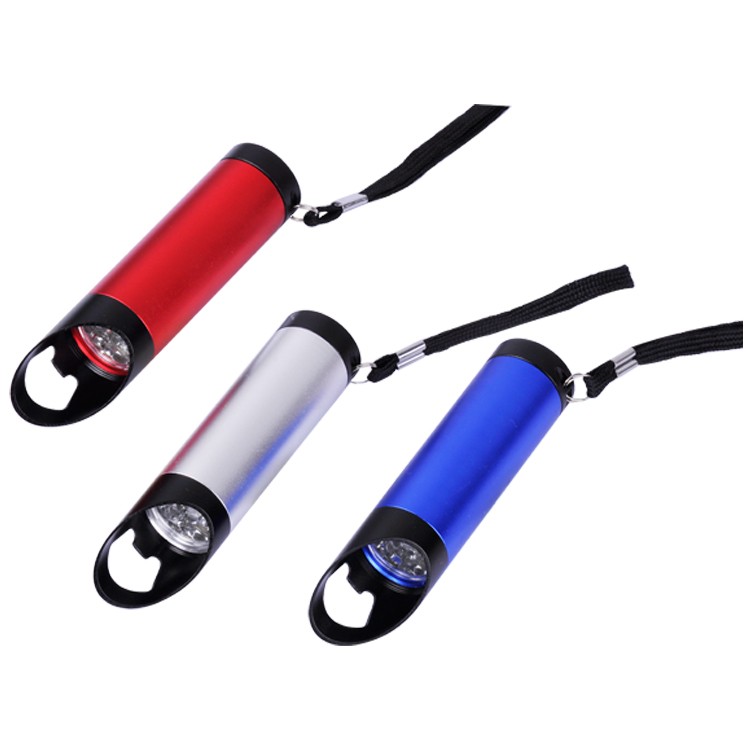 Aluminum 9 LED Flashlight with Bottle Opener 2