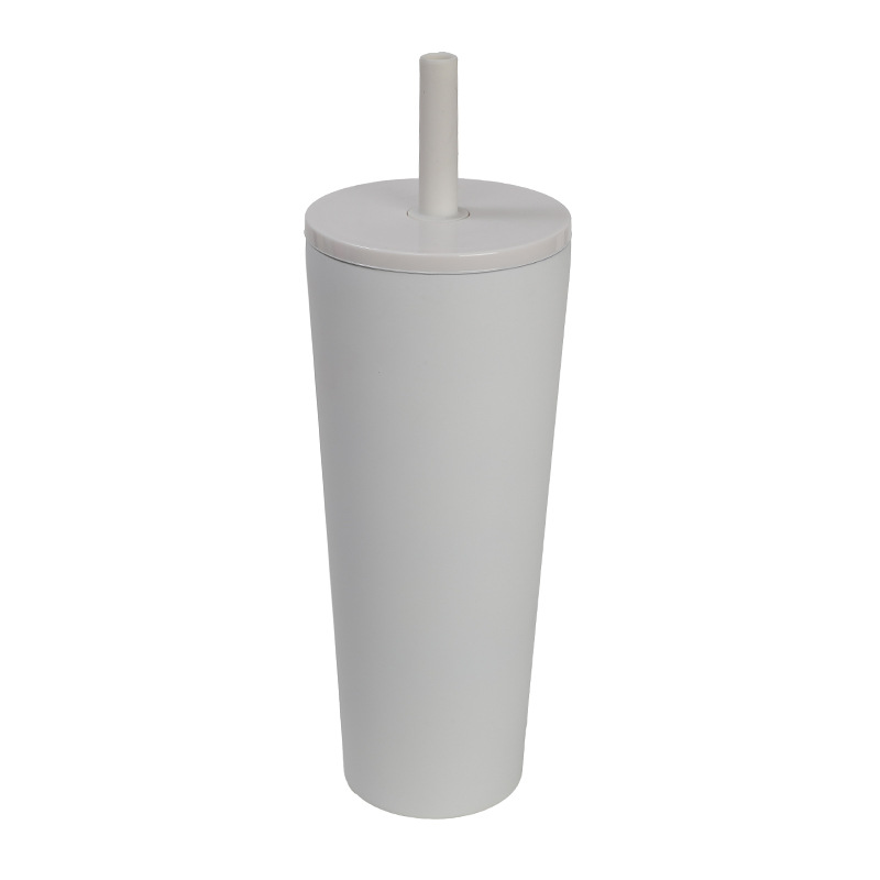 24oz Double Wall Mug with Silicone Straw 5
