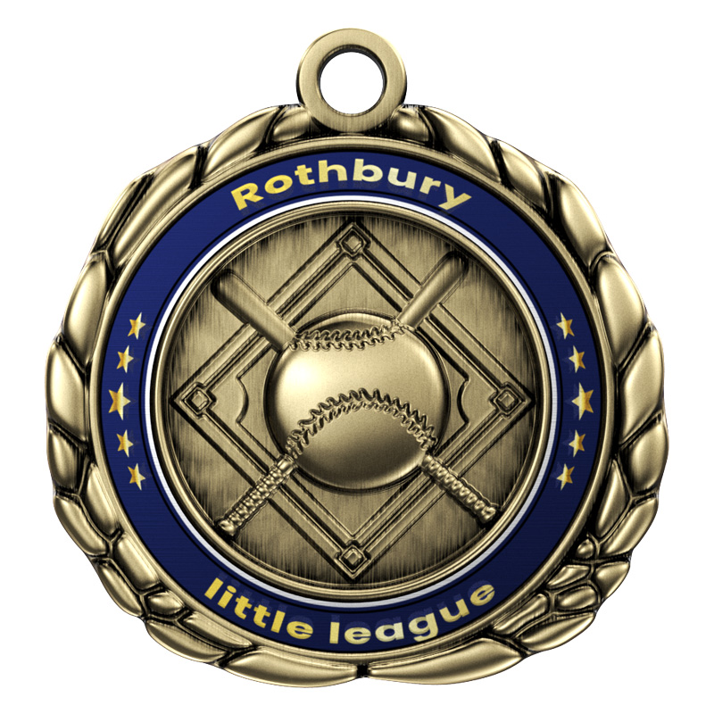 Express Vibraprint™ Baseball Quali-Craft Medallion (2-1/2") 2