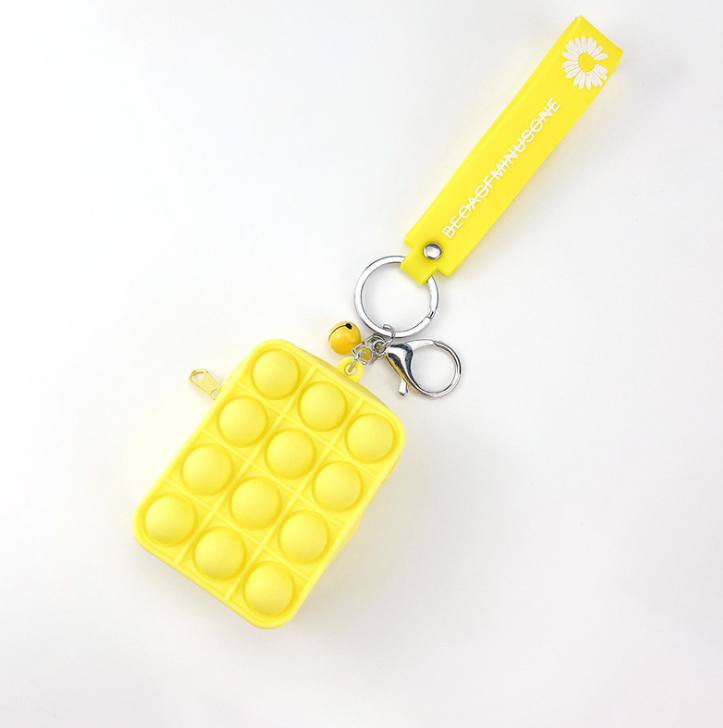 Simple Dimple Fidget Toys Silicone Stress Relief keychain 17
