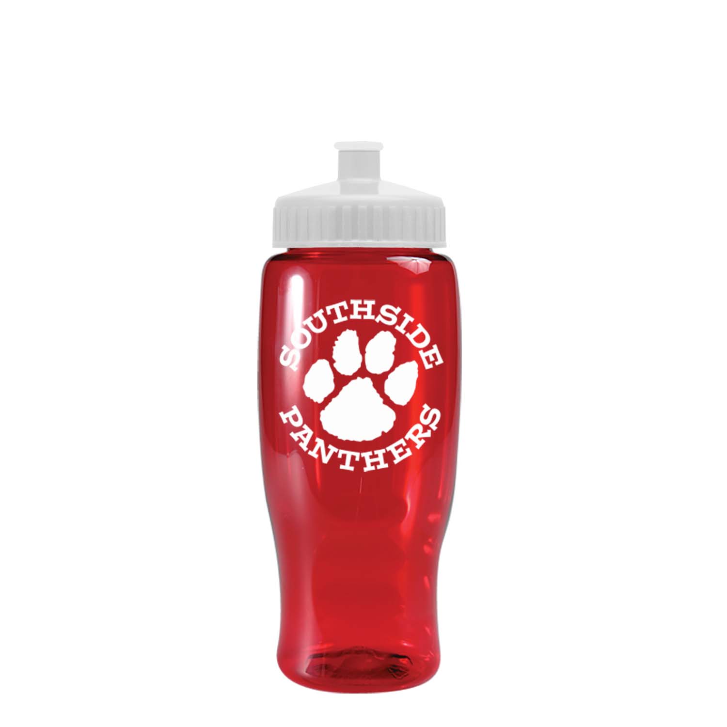 Poly-pure - 27 oz. Transparent Bottle with Push pull 4