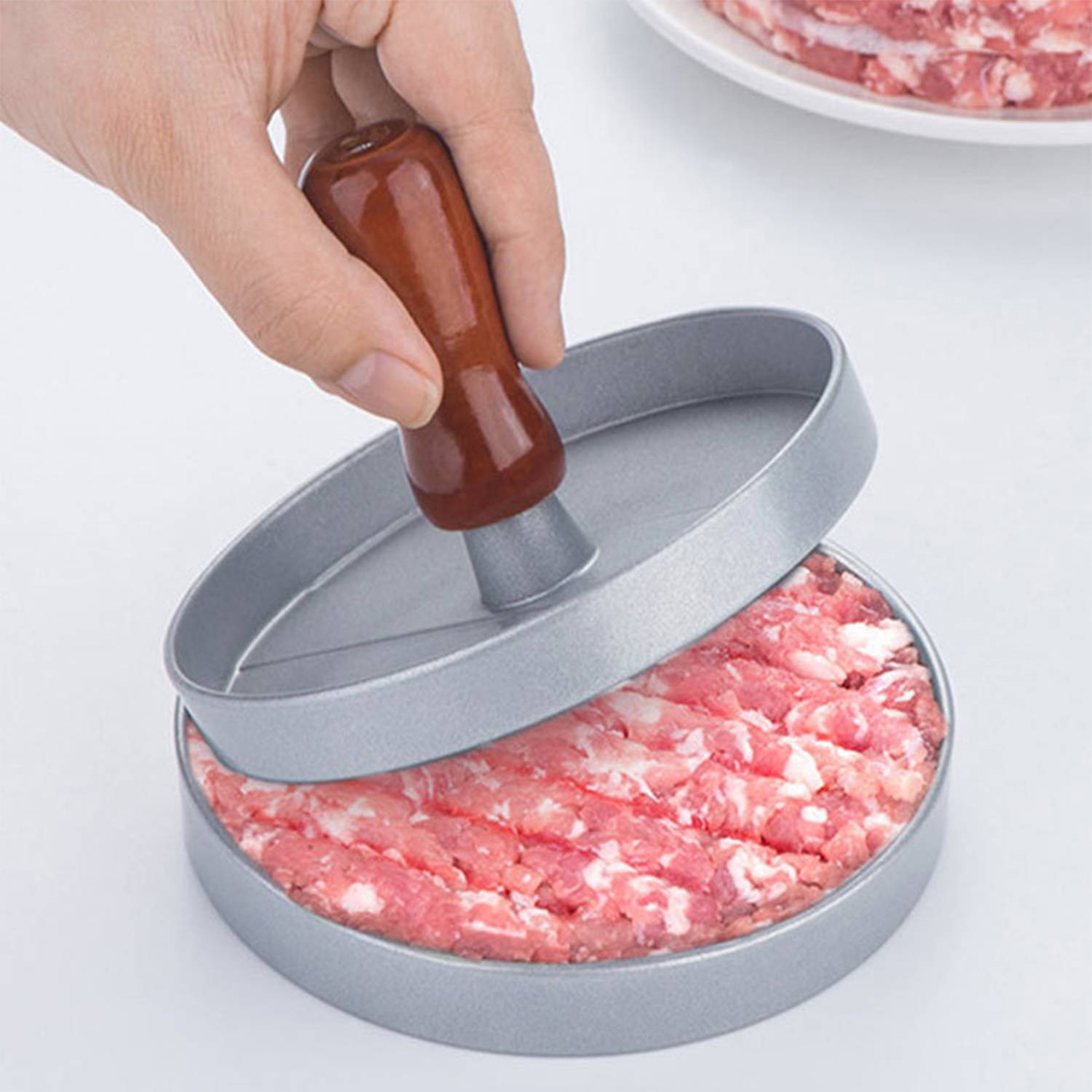 Burger Manual Meat Press with Non-stick Coating 6