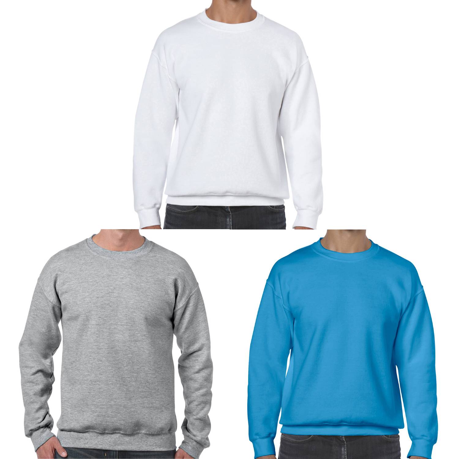 Adult 7.75 oz. Cotton Blend Crewneck Sweatshirt 9