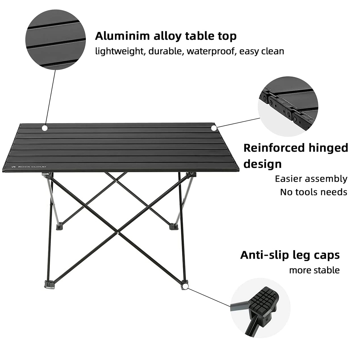 Portable Aluminum Camping Table 3
