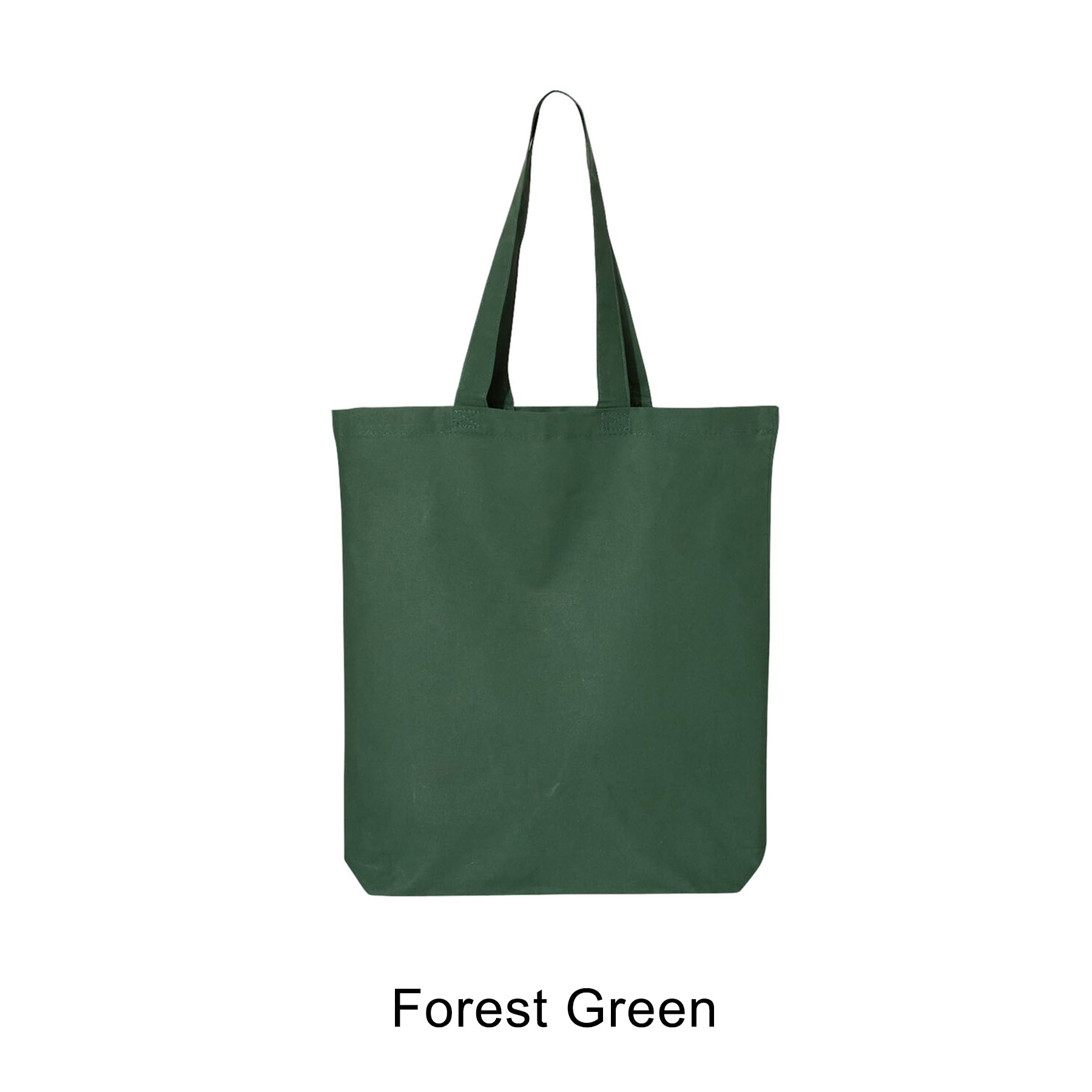 6 oz. 100% Cotton Canvas Tote Bag w/Bottom Gusset 6