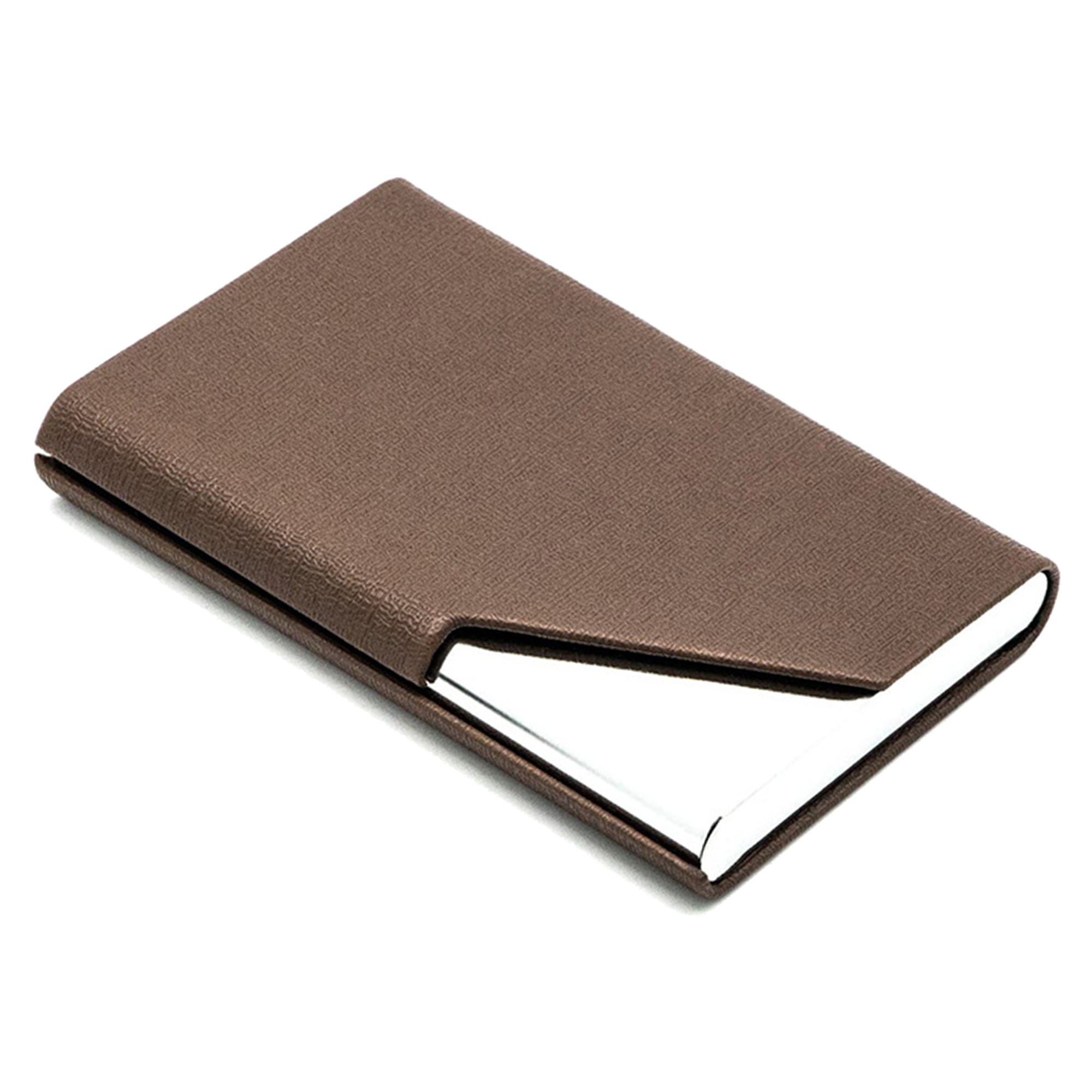 Stainless Steel PU Leather Business Card Holder 16