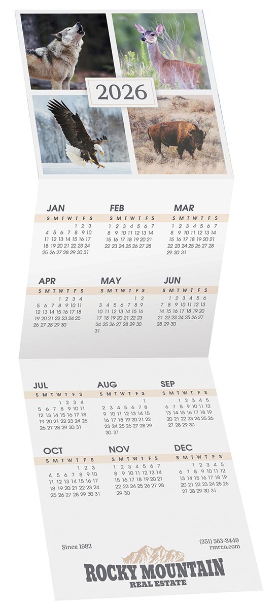 Wildlife Trifold Calendar 3