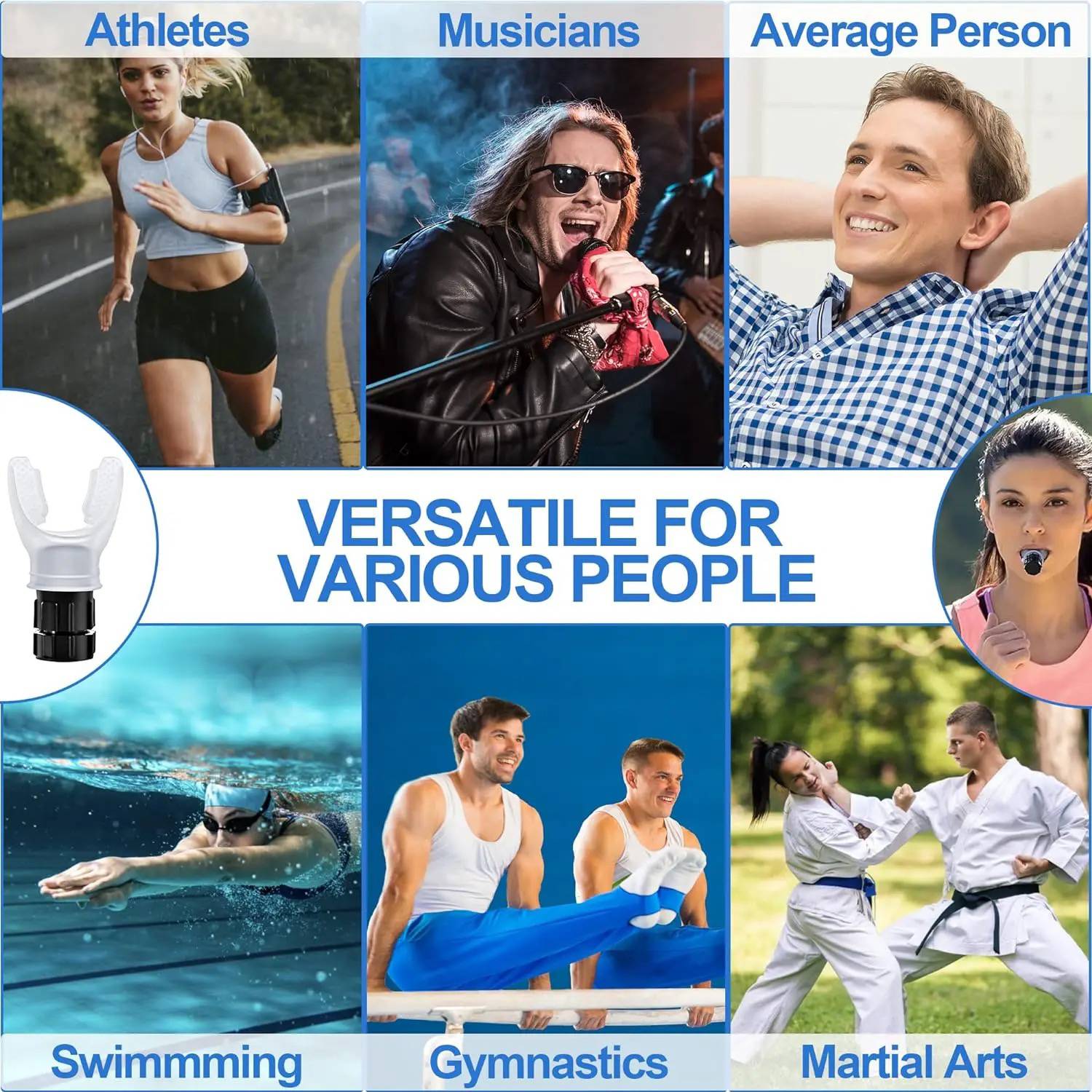 Portable lung capacity abdominal breathing trainer 5