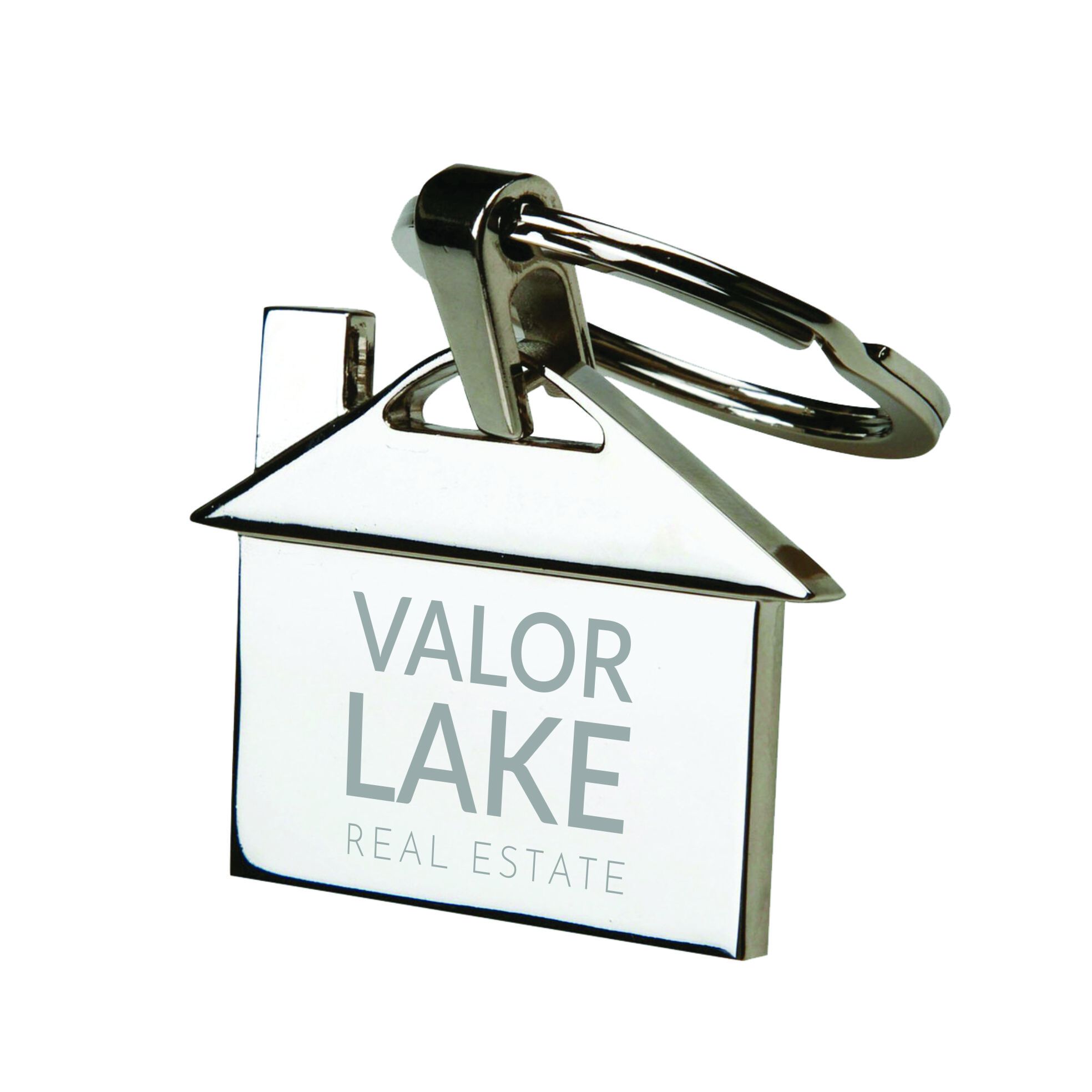 Metal House Shaped Key Chain 2