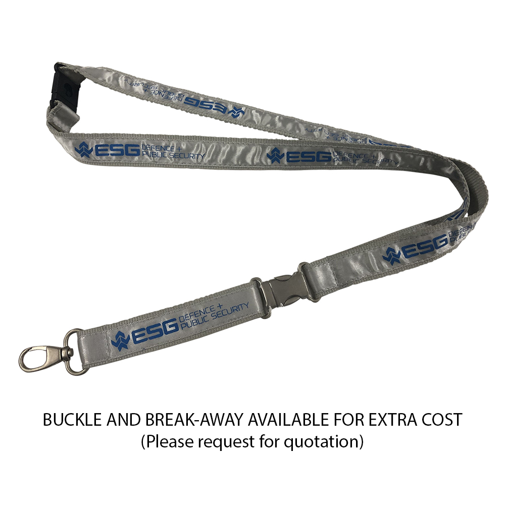 Full Color Sublimation Satin Polyester Lanyard 2