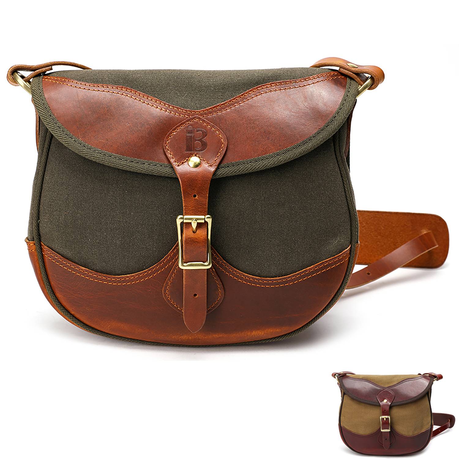 Retro oil wax canvas bag 3