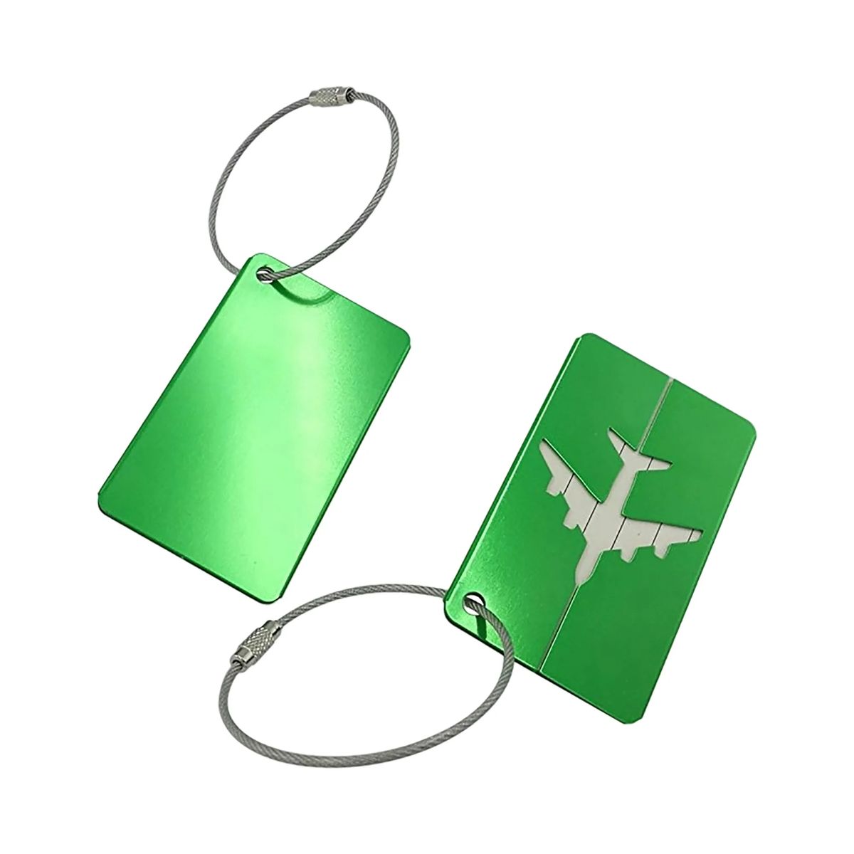 Durable Aluminum Luggage Tag with Steel Wire Loop 11