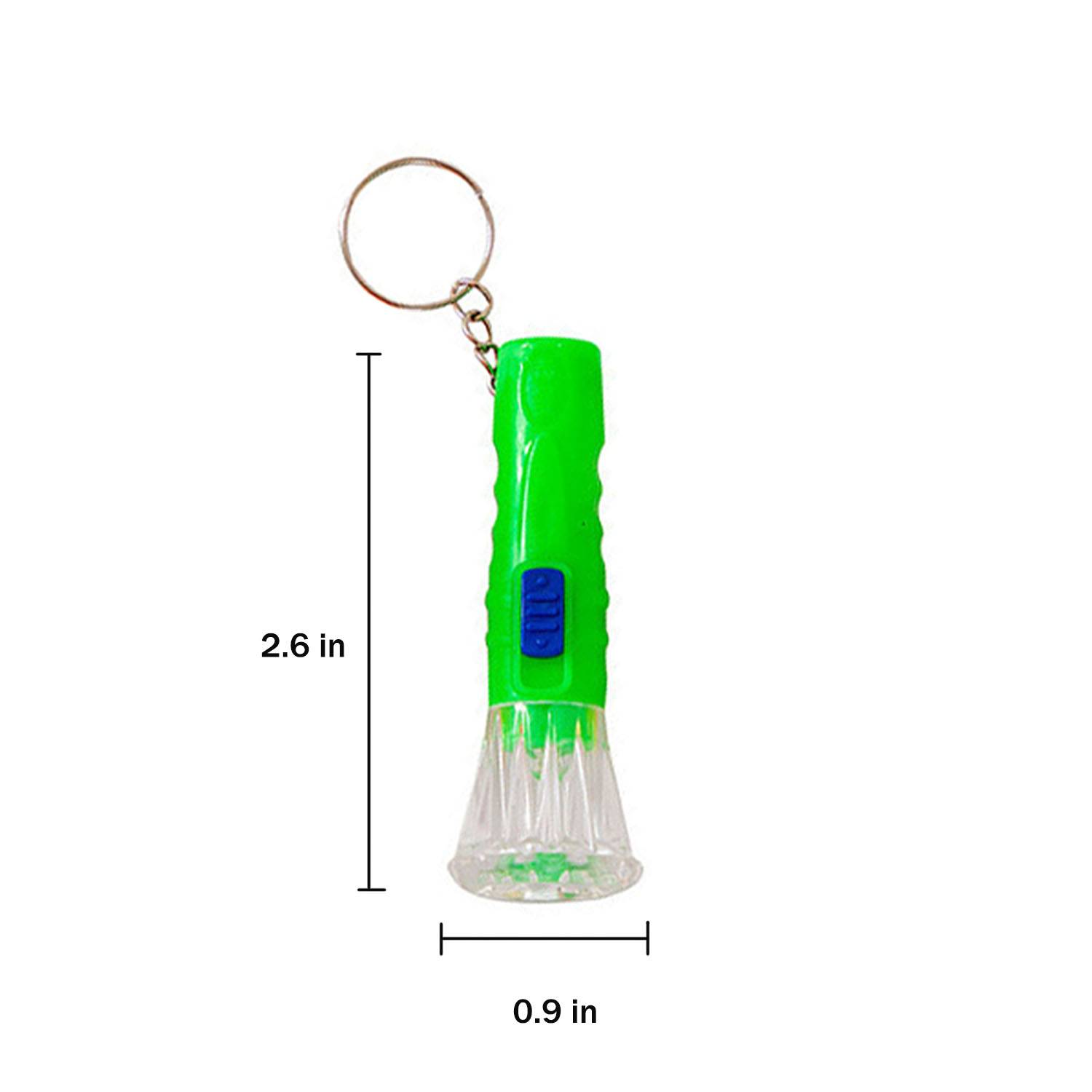 Mini Plastic LED Flashlight Keychain for Emergencies 6