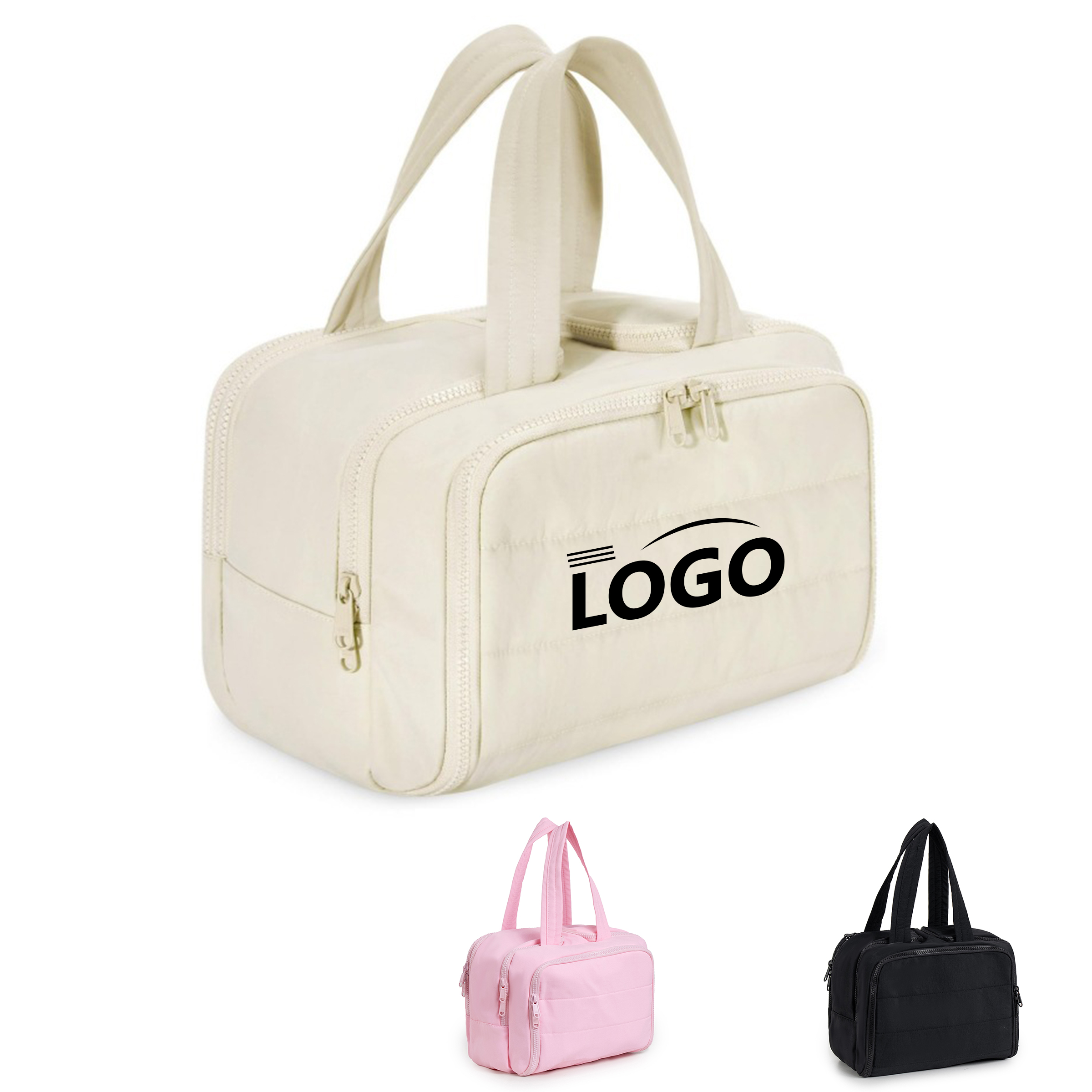 Large Wide-Opening Toiletry Bag with Lightweight Design 1