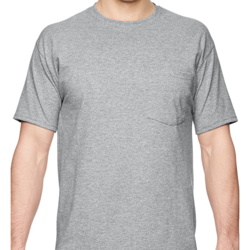 Jerzees 5.6 Oz., 50/50 Heavyweight Blend™ Pocket T-Shirt 1